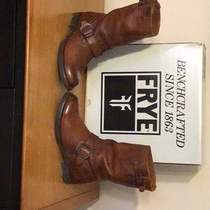 Frye Veronica Short Boot size 7.5 color Cognac